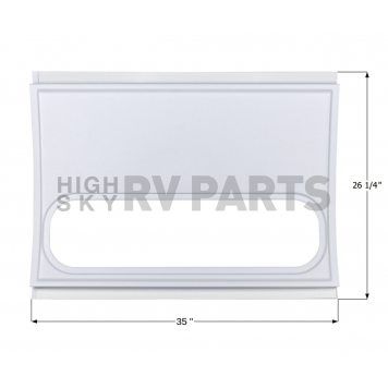 Extended Trim Ring for 30 inch Vista View Window White - 203490-004