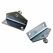 AP Products Lift Support Bracket L Shaped 10mm Ball Stud 3/4" Length - Set Of 2