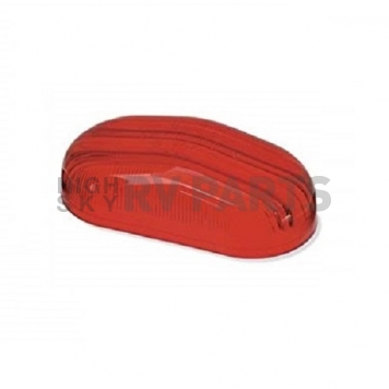 Oval Lens for Airstream Marker Light Red - 106975-1