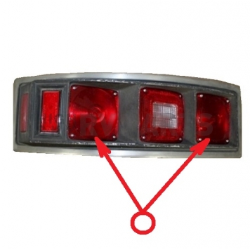 Tail Light Red Lens Only - 510162-1