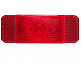 Optronics Trailer Stop/ Tail/ Turn Light Red Rectangular - RVSTB60