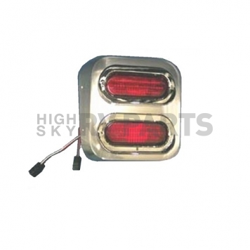Tail Light Housing Assembly with LED Lights and Bezels RS - 952929-01
