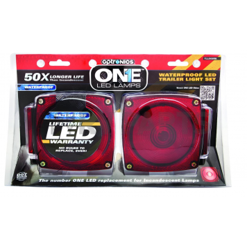 Optronics Trailer Combination Tail Light LED Red-1