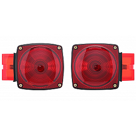 Optronics Trailer Light - Incandescent Square Red  - TL60RK