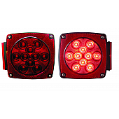 Optronics Trailer Light - LED Square   - TLL90RK