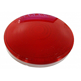 Peterson Mfg. Trailer Stop/ Turn/ Tail Light Incandescent Bulb Round with Red Lens 4.25 inch