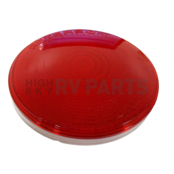 Peterson Mfg. Trailer Stop/ Turn/ Tail Light Incandescent Bulb Round with Red Lens 4.25 inch