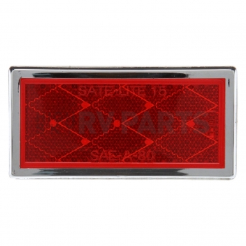 Red Reflector With Chrome Housing 510446