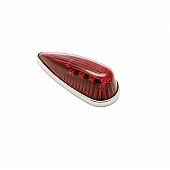 Airstream Marker Light Clearance Tear Drop Red LED 512860
