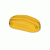 Oval Lens for Airstream Marker Light Amber 106976