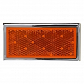 Amber Reflector with Chrome Housing 510446-01