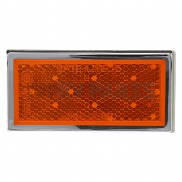 Amber Reflector with Chrome Housing 510446-01