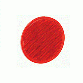Red Reflector 2 inch with Adhesive Backing -74-71-170