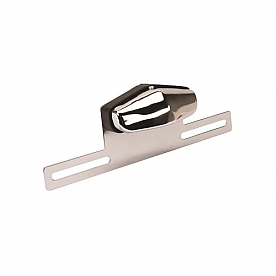 Airstream License Plate Bracket with Light Chrome 141945