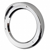 Airstream Tail Light Round Bezel Chrome with Visor 511860-02