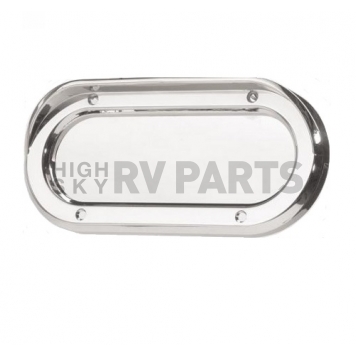 Chrome Cover for Airstream Oval Tail Lights 107354