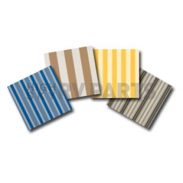 Patio Awning Fabrics with Pull Strap - Striped Pattern - 206240