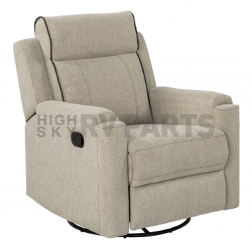 Lippert Components Thomas Payne Swivel Glider Recliner Chair - Beige - 2020129856