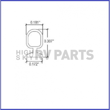 HEHR Hallmark and Clearview Window Bulb Gasket 105993-1