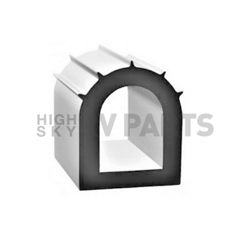 D-Type Slide Out Seal White 7/8'' x 1'' Width - 2828W-ST-50
