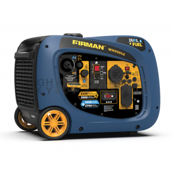 Firman Hybrid/ Whisper Series Power Generator - Gasoline/Liquid Propane 4550 Watt - WH03042
