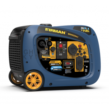 Firman Hybrid/ Whisper Series Power Inverter Generator - Gasoline/Liquid Propane 3300 Watt - WH03041