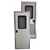 RV Entry Door - Square Corners White - Right Side Hinges - 26 inch x 78 inch