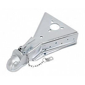 Bulldog A-Frame Zinc Cast 15K Trailer Coupler for 2-5/16 inch Ball Class IV with Wedge Latch - 44150WH301