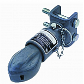 Bulldog Adjustable 12.5K Trailer Coupler for 2-5/16 inch Ball with Pin Style Latch - 028630