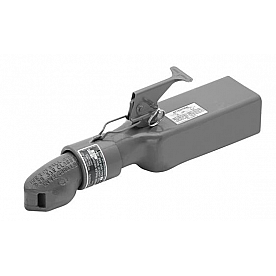 Bulldog Square Mount 5K Trailer Coupler for 2 inch Ball Class III with High Profile Latch - 028382