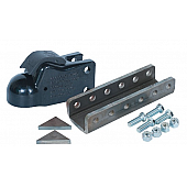 Demco RV 20K Straight Tongue Coupler - Class III with EZ Latch for 2-5/16 inch Ball - 6125-95