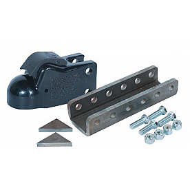 Demco RV 20K Straight Tongue Coupler - Class III with EZ Latch for 2-5/16 inch Ball - 6125-95