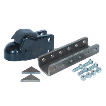 Demco RV 20K Straight Tongue Coupler - Class III with EZ Latch for 2-5/16 inch Ball - 6125-95
