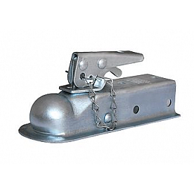 Husky Towing 2K Trailer Coupler - Straight 2 inch Channel Mount for 1-7/8 inch Ball - 87070