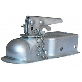 Husky Towing 2K Trailer Coupler - Straight 2.5 inch Channel Mount for 1-7/8 inch Ball - 87071