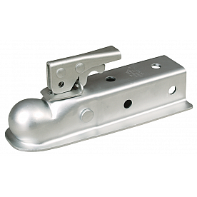 Husky Towing 3.5K Trailer Coupler - Straight 2 inch Channel Mount for 2 inch Ball - 87073