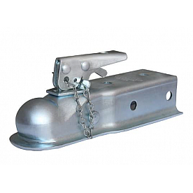 Husky Towing 3.5K Trailer Coupler - Straight 2.5 inch Channel Mount for 2 inch Ball - 87074