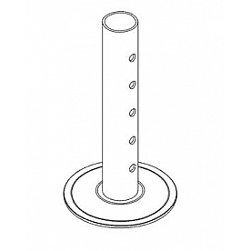 Husky Towing Trailer Tongue Jack Drop Leg 87461