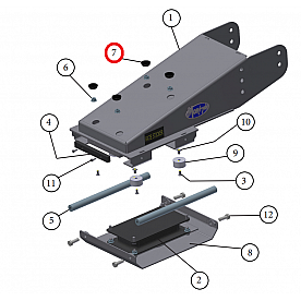MOR/ryde Fifth Wheel Trailer Hitch Pin Box Plug - UO136-181
