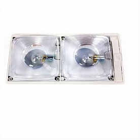 ARCON Interior Incandescent Ceiling Light - 11-1/2 Inch x 5-1/2 Inch - Clear - 11825 