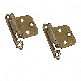 Cabinet Hinge Burnished Brass - Pack of 2 - 381799