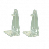 Aluminum Mini Blind Hold Down Bracket - Pack of 2 - 201939