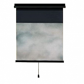 Carefree RV Window Shade Manual 24 Inch Black Split Design - ZC024ZD36-RP