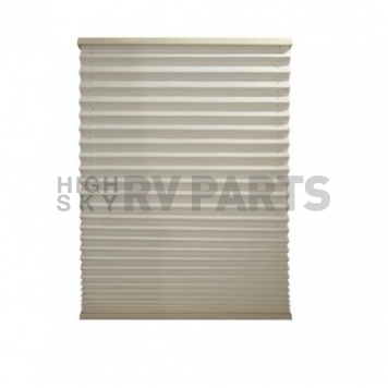 Window Shade Pleated Day/Night 29 x 33 White/Silver/Suede - 702968-08