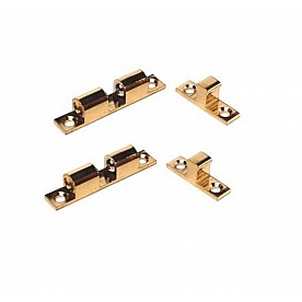 Cabinet Tension Catch 2-ball Brass - Pack of 2 - 381856