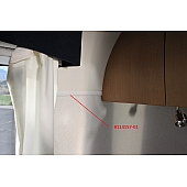 Extrusion End Upper Liner White Vinyl -114157-01