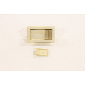 Airstream Cabinet Door Latch White 18669
