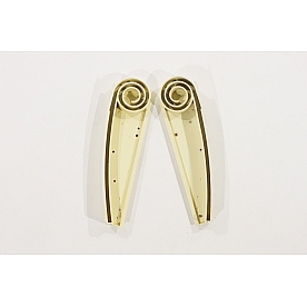 White Tambour Spiral Guide Pair 200068 NLA