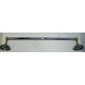 Towel Bar 18 inch Chrome and Brass Finish - 381626-02