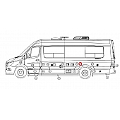 Flare Rear Driver Side Black NCV3 - 203624-14B